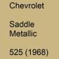 Preview: Chevrolet, Saddle Metallic, 525 (1968).